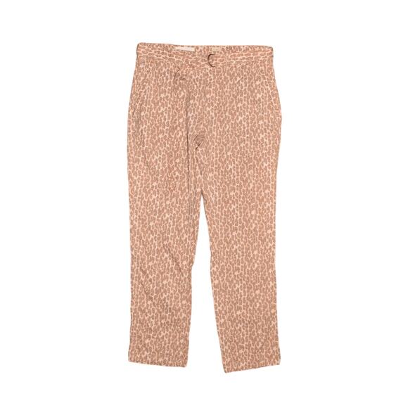 ANTHROPOLOGIE $98 The Wanderer Belted Utility Pant in Leopard‎ Print Size 28 - Picture 2 of 6